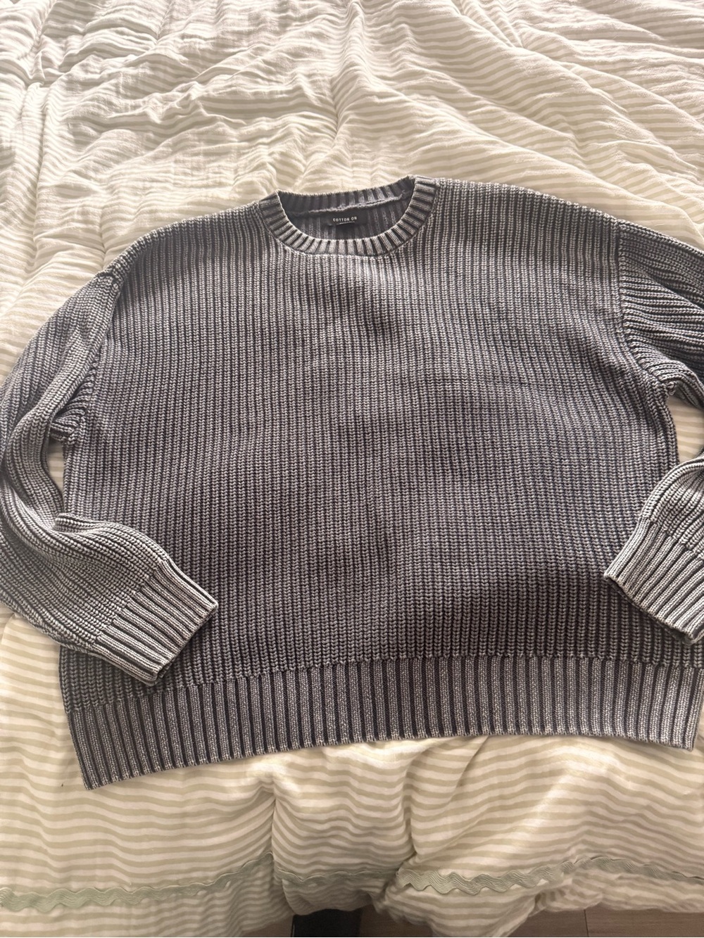 Cotton On Ribbed Crewneck Sweater